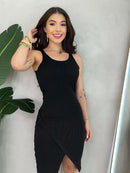 Vestido Feminino Midi Regata