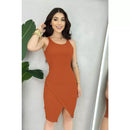 Vestido Feminino Midi Regata